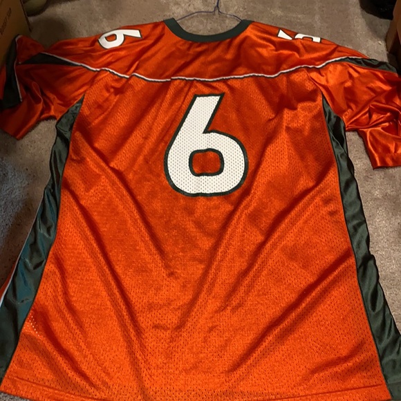 2001 miami hurricanes jersey size XL used - Picture 2 of 2
